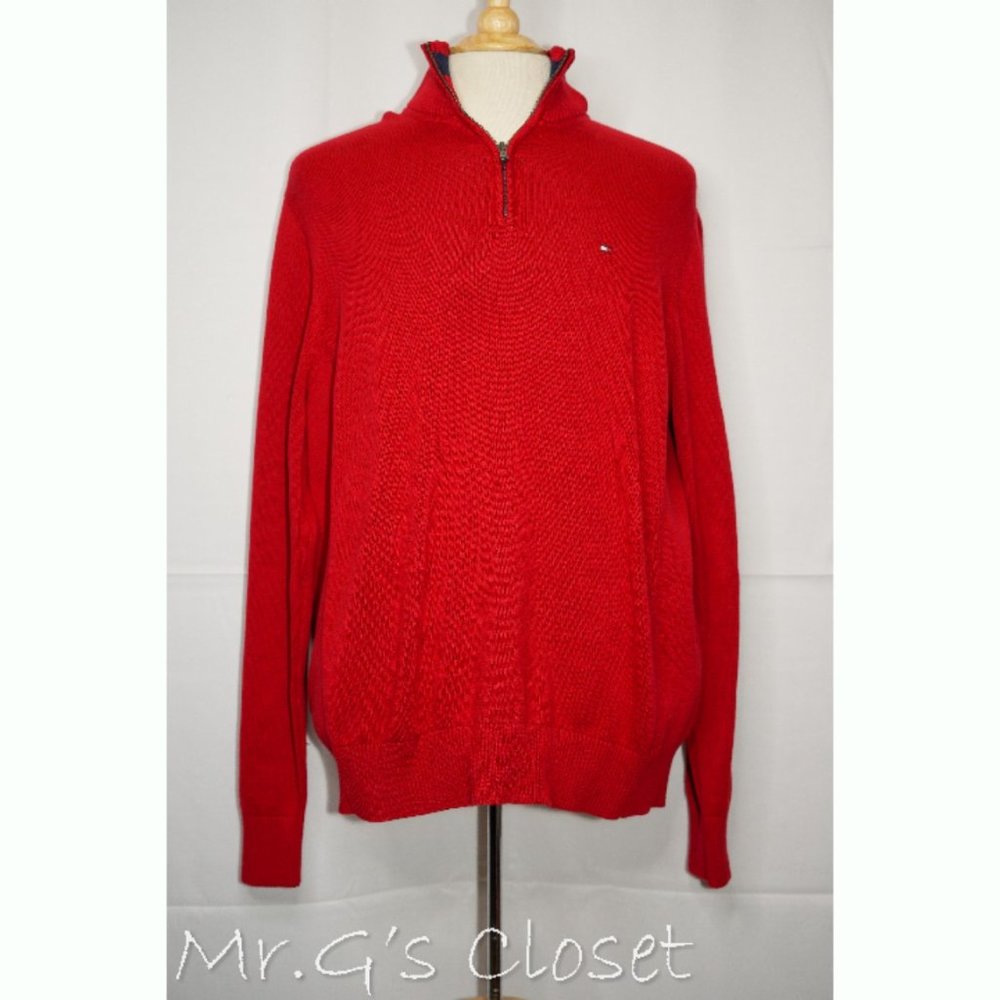 1/4 Zip Turtle Neck Sweater